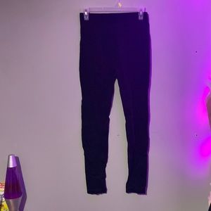 Womens Black Athletic Leggings size L